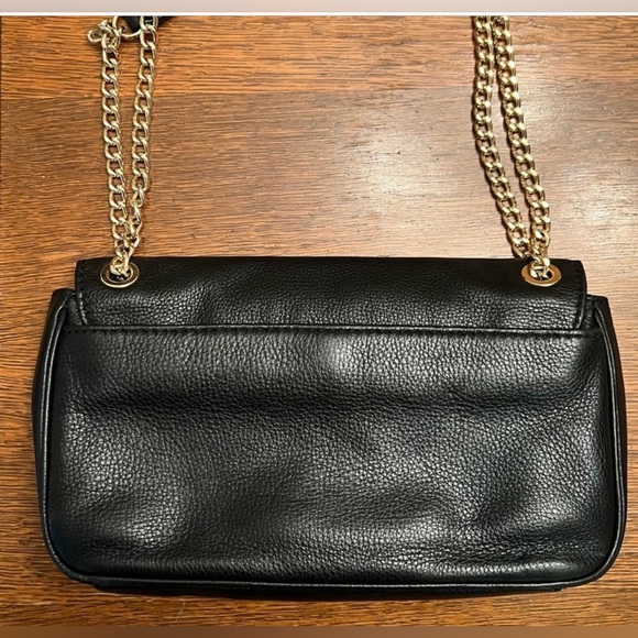 Michael Kors "Fulton" Black Shoulder Flap Bag - Picture 9 of 9
